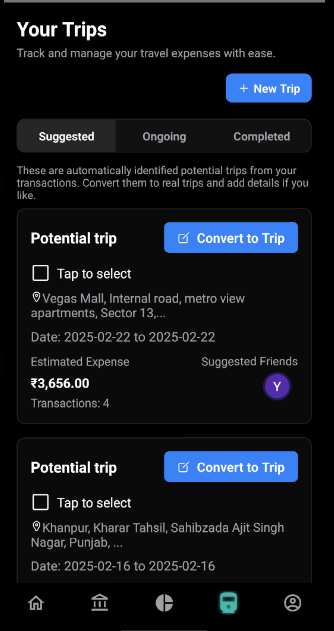 Trip & Split Expenses